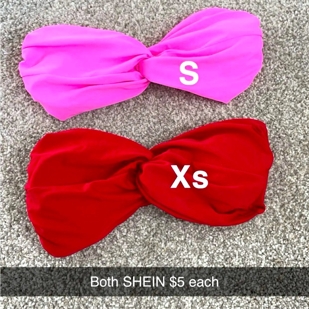 SHEIN tube top swimsuit